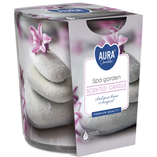 Свічки ароматизовані в склянках Bispol Польща SPA garden SN72S фото