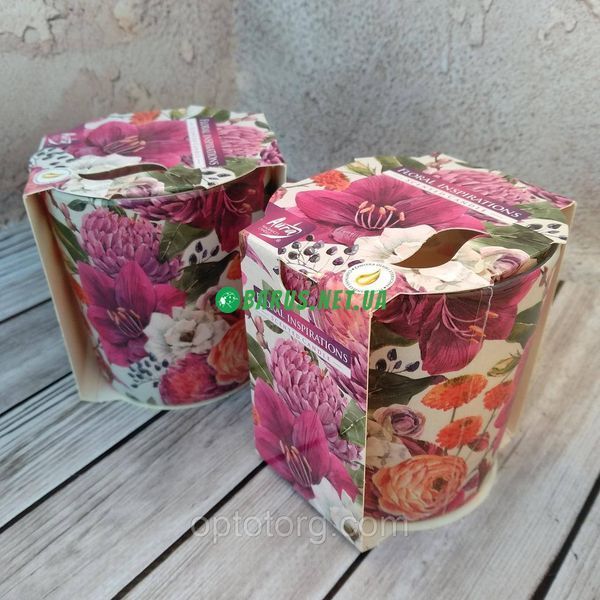 Свічки ароматизовані в склянках Bispol Польща Floral Inspirations  SN72S фото