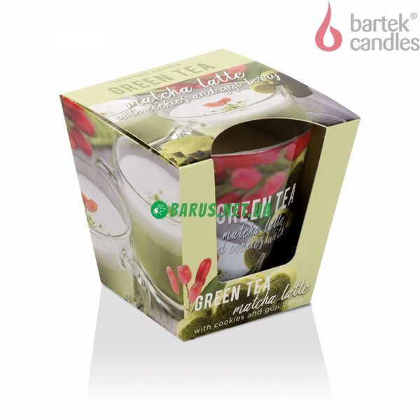 Свечи ароматизированные в стакане BARTEK Tea Pudding&Matcha 4567890 фото