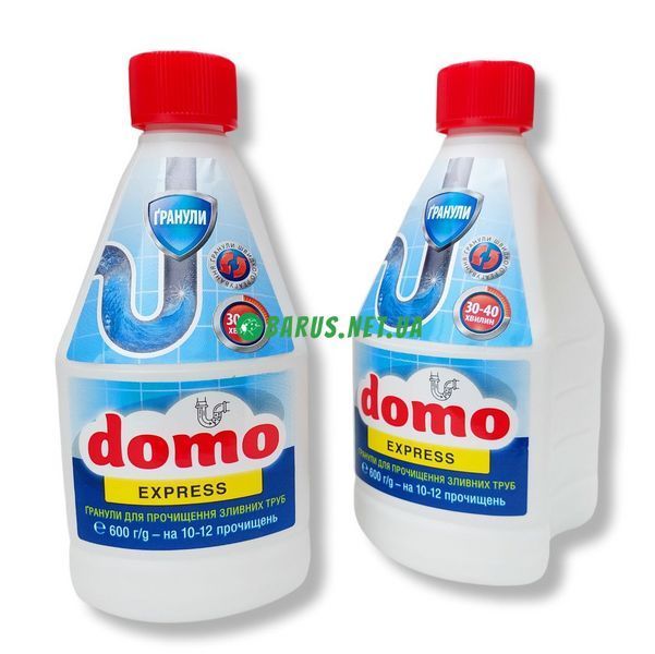 Засіб для прочищення зливних труб в гранулах Domo Express 600 г 46787 фото