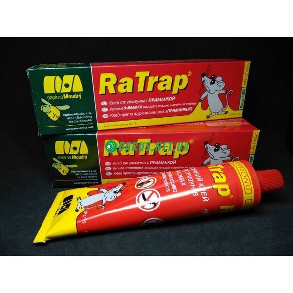Клей от грызунов и насекомых с приманкой GLUTRAP UNI 135 г Чехия (Ратрап) 1480348836 фото
