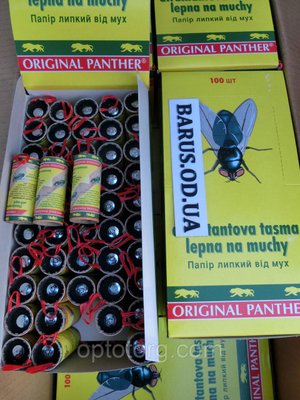 Липка стрічка мухолов від мух Пантера Panther оригінал 252062701 фото