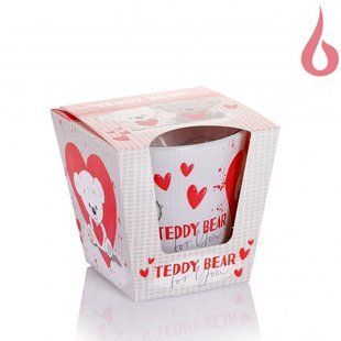 Свічки ароматизовані в склянці BARTEK Teddy Bear 4567890 фото