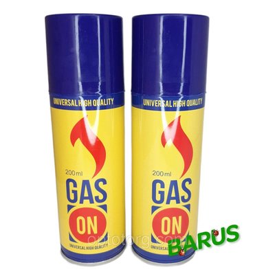 Газ для заправки многоразових запальничок GAS ON 200 мл 1746356103 фото