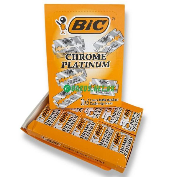 Лезвия для бритья Бик (Bic) Хром Платинум оригинал 5шт 1634972501 фото