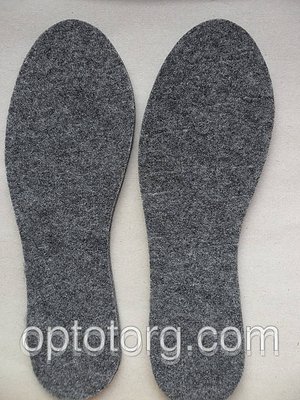 Устілки для взуття фетр сірі розміри 36-46 242693389 фото
