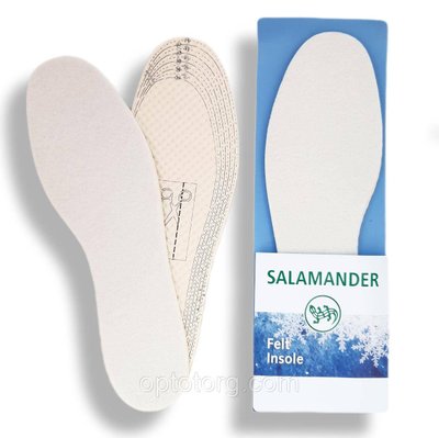 Устілки для взуття Salamander Felt Insole вирізні 36-46 розміри Felt Insole фото