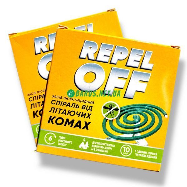 Спирали от комаров и летающих насекомых OFF REPEL Офф репел 10шт 12870 фото