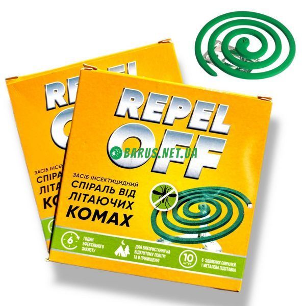 Спирали от комаров и летающих насекомых OFF REPEL Офф репел 10шт 12870 фото