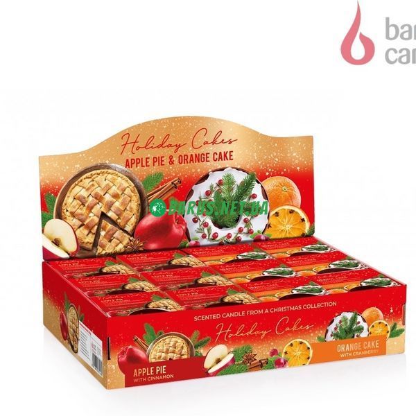 Свічки ароматизовані в склянці BARTEK Apple Pie & Orange Cake 2014990678 фото