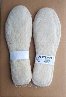 Устілки для взуття хутро зима на шкіркартоні розмір 42 635159389 фото