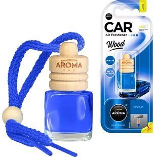 Автомобильный освежитель воздуха 6 мл AROMA CAR Wood New Car AROMA CAR  6 фото