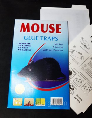 Клейова пастка Mouse від щурів та мишей 17,5*13,5 см 2шт мала 1689980549 фото