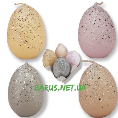 Свічки Великодні яйця 6,5*4,5 см Bartek (Польща) 6385352 фото
