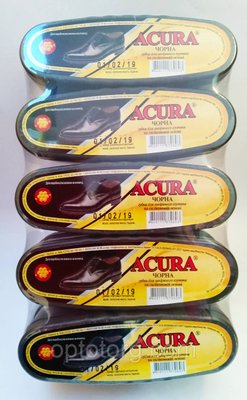 Губка пропитка для взуття Акура ACURA чорна овал 1058089166 фото