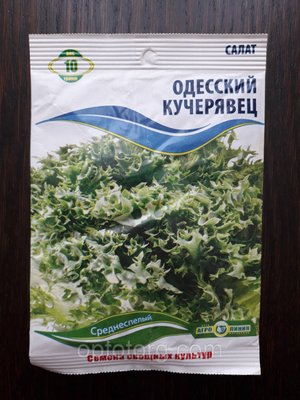 Насіння салату " Одеський кучерявец 10 грам 877102428 фото