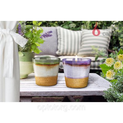Свічки Bartek ароматизовані в склянці Lavender&Verbena garden 1101771434 фото