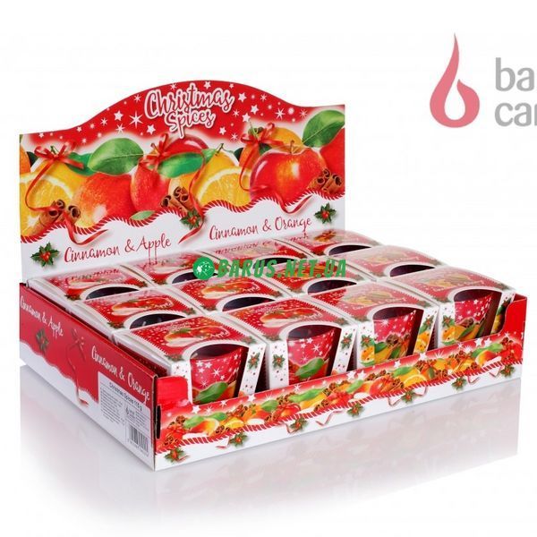 Свечи ароматизированные в стакане BARTEK Christmas Spices 1496843320 фото