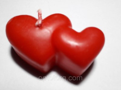 Свічки до Дня Святого Валентина подвійне серце 861986856 фото