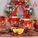 Свічки ароматизовані в склянці BARTEK Golden Christmas 1496848511 фото 2