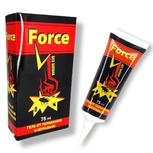 Гель шприц Force Форс от тараканов и муравьев 75 грамм 2029126600 фото