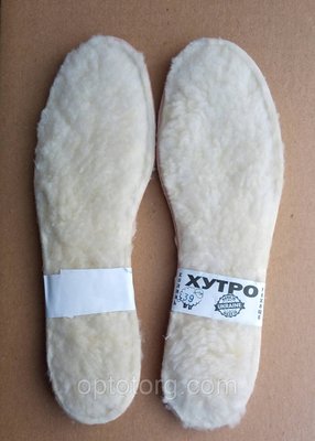 Устілки для взуття хутро зима на шкіркартоні розмір 39 635159476 фото