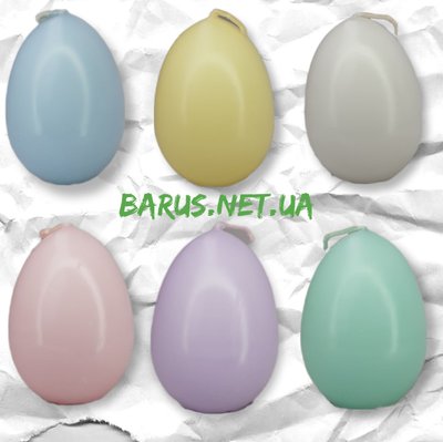 Свічки Великодні яйця Bartek 6*4 см Польща 5346535 фото