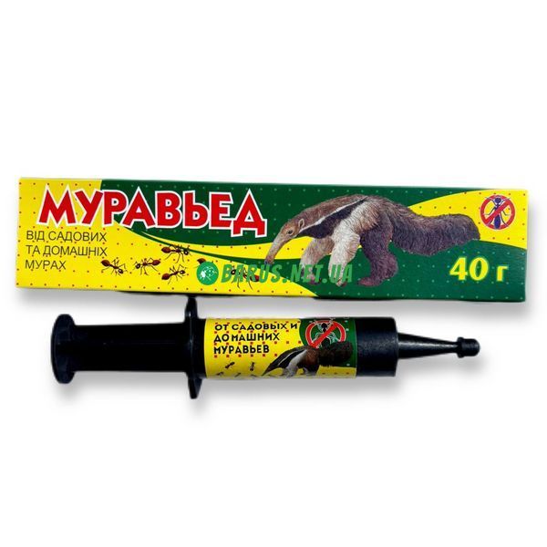 Мурахоїд гель шприц 40 грам захист від мурах 1192859458 фото