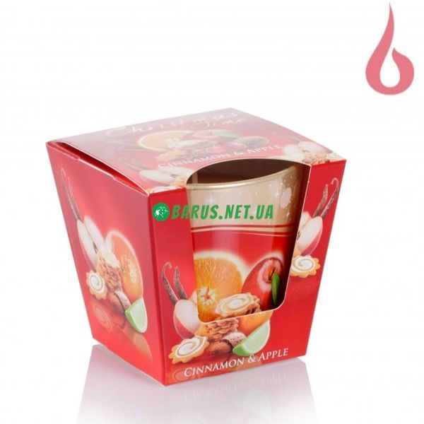 Свічки ароматизовані в склянці BARTEK Christmas Time 115г 1496957207 фото