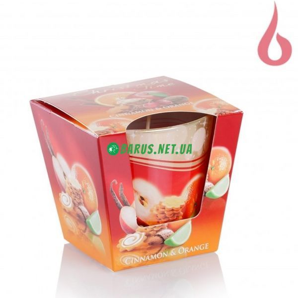 Свічки ароматизовані в склянці BARTEK Christmas Time 115г 1496957207 фото