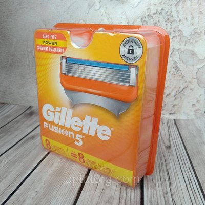Змінні насадки на бритву Gillette Fusion 5 8 шт/уп 1831162676 фото