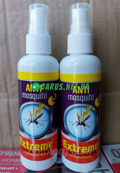 Спрей от комаров Anti mosquito Анти Москито экстрим 8 годин захисту 100 мл 1619100100 фото