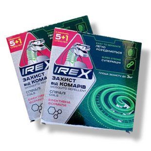 Спіралі від комарів IREX 5+1 шт 18537391 фото