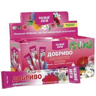 Удобрение для цветущих растений Чистый Лист 100 грамм 1191102663 фото