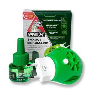 Набір фумігатор + рідина від комарів 30+15 ночей  IREX  оригінал 75426565 фото
