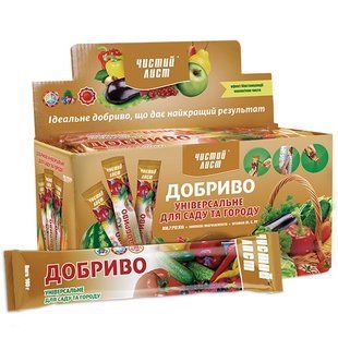 Удобрение универсальное для сада и огорода Чистый Лист 100 грамм 1191122262 фото