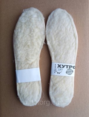 Устілки для взуття хутро зима на шкіркартоні розмір 37 635158709 фото
