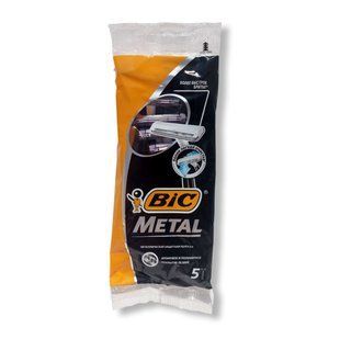 Станки для бритья Бик (Bic) Метал оригинал одноразовые 5 штук 544421676 фото