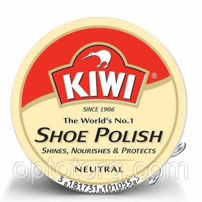Крем для взуття Kiwi Ківі оригінал безбарвний шайба 575797362 фото