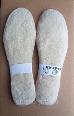 Устілки для взуття хутро зима на шкіркартоні розмір 45 635158816 фото