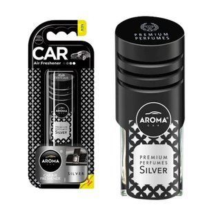 Автомобільний освіжувач повітря Aroma Prestige Vent Silver Aroma Prestige Vent  фото