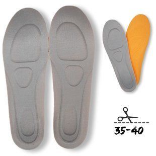 Стельки спортивные силиконовые вырезные женские 35-40 В-25(40т) фото