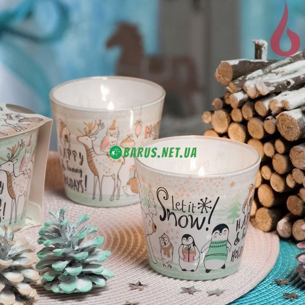 Свічки ароматизовані в склянці BARTEK Merry and Bright 1544860913 фото