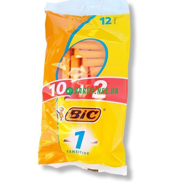 Станки для бритья Бик (Bic) Сенситив одноразовые оригинал 10+2 штук 544423547 фото