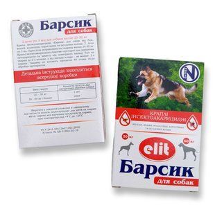 Капли на холку для собак от блох и клещей Барсик Elit 20-60 кг 1865978795 фото