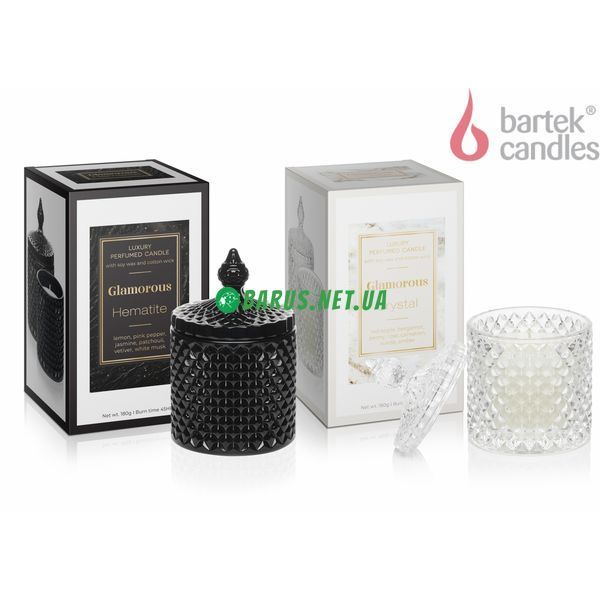 Свічки ароматизовані в стакані Bartek Glamorous 180г 1720533789 фото