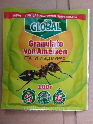 Гранули/порошок від мурах Global Глобал 100 г 1627021462 фото